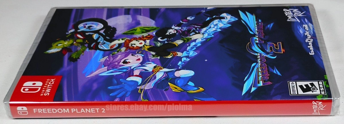 FREEDOM PLANET 2 Brand New NINTENDO SWITCH Game Limited Run #269