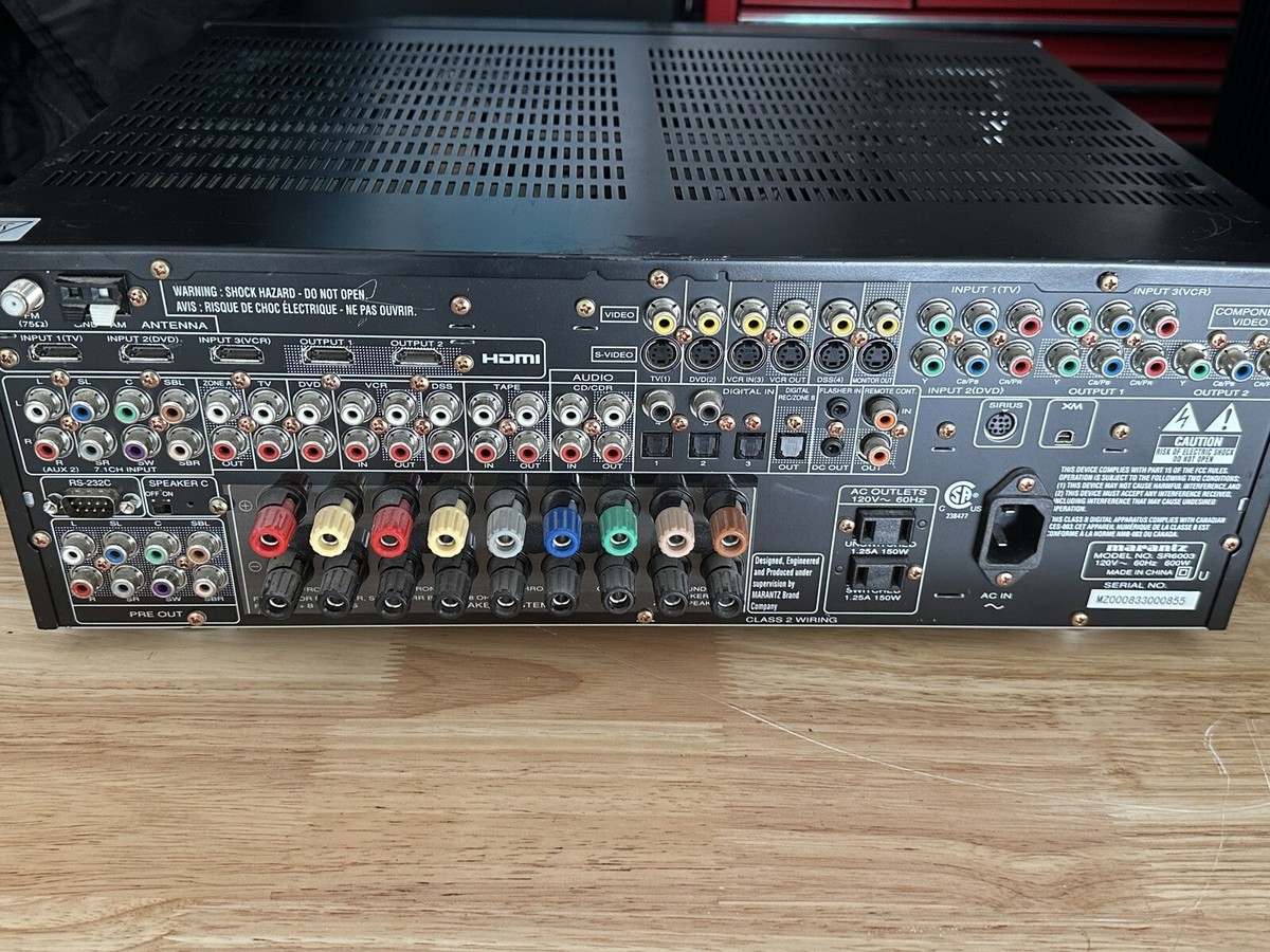 Marantz SR6003 7.1 Surround Home Theatre Receiver
