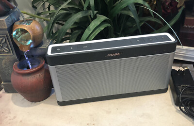 Bose Soundlink III Bluetooth Speaker Silver Bose Sound Nice Strong