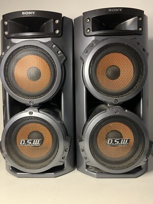 Sony SS-ZX66i LBT-ZX66i HCD-ZX66i Speaker System Pair Only - No