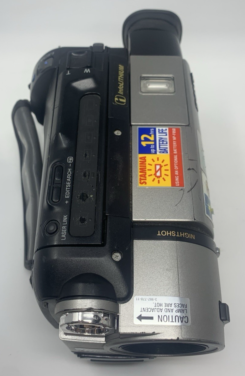 Sony Handycam CCD-TR917 72x Digital 18x Optical Camcorder Silver