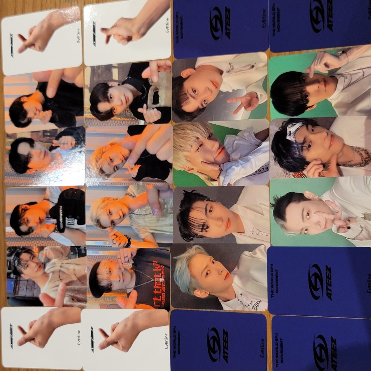 ATEEZ THE WORLD EP.1 : MOVEMENT Album Luckydraw photocard everline