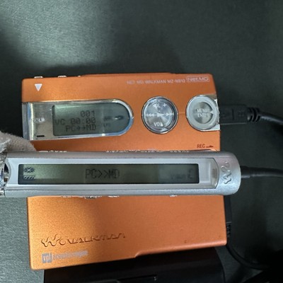 Sony MZ-N910 MD WALKMAN Orange Fully Tested Working | eBay