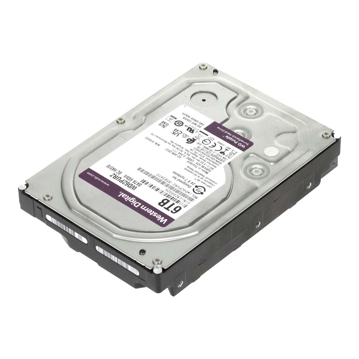 WD Purple 6内蔵型2台セット合計12TBハードディスクドライブ WD Purple