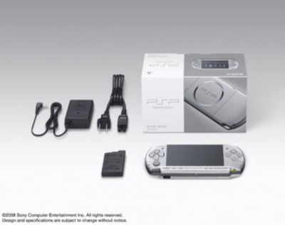 PSP 3000 Mystic Silver MS Box Charger Console [N] | eBay