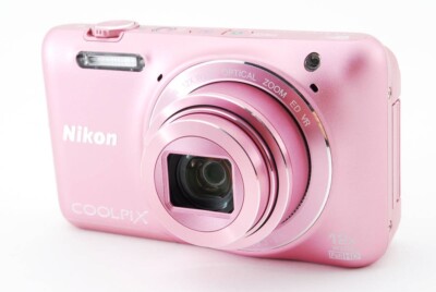 Nikon COOLPIX S6600 Compact Digital Camera Pink | eBay