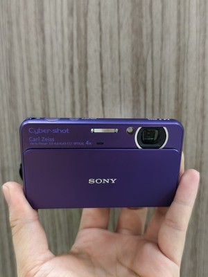 Sony Cyber-Shot DSC-T99 14.1MP Digital Camera 4x Zoom Purple