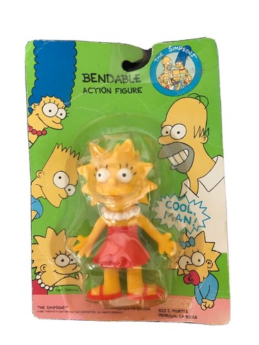 NEW ON CARD THE SIMPSONS SUNDAY BEST LISA FIGURE SERIES 9 INTELLI