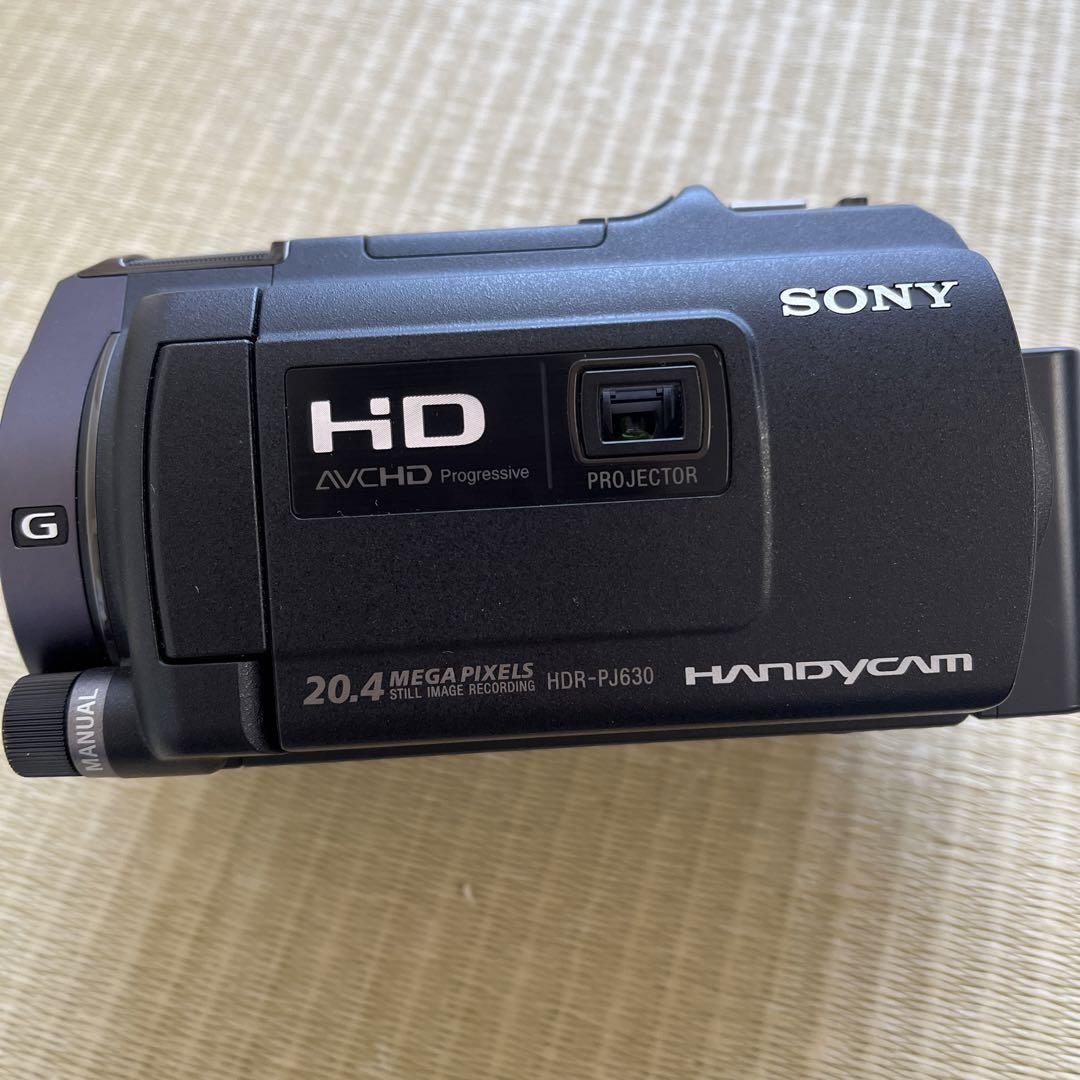 SONY HDR-PJ630V Black Handycam Video Camera 12x Optical 64GB Only
