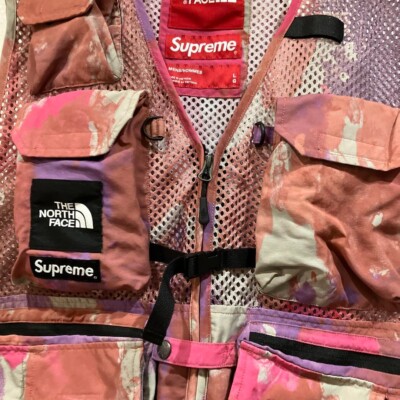 Supreme X Northface Cargo Vest Pink SS20 Large size | eBay