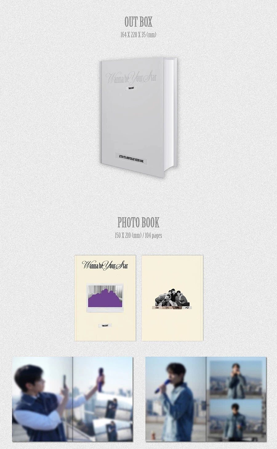ASTRO [WANNA BE YOUR STAR : TWILIGHT] 9TH ANNIVERSARY BEHIND BOOK+