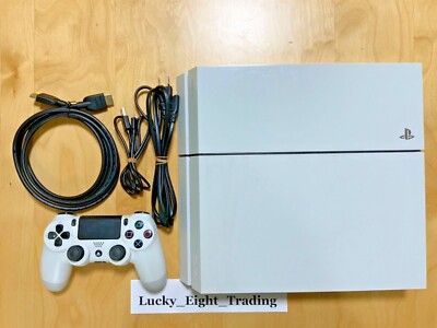 PS4 Glacier white Original 500GB Console Accessories Sony