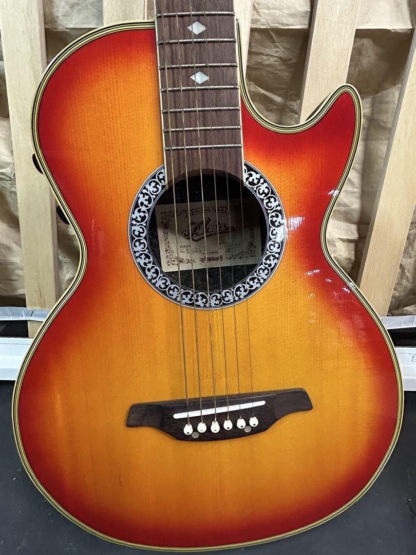 Acoustic Guitar Aria AMB-30S CS Cherry Sunburst Made in Korea with