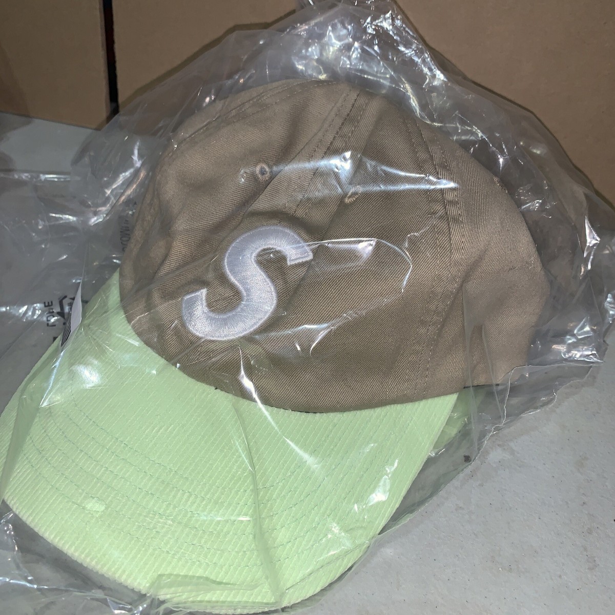 Supreme 2-Tone S Logo 6-Panel Hat Tan SS24 OS | eBay