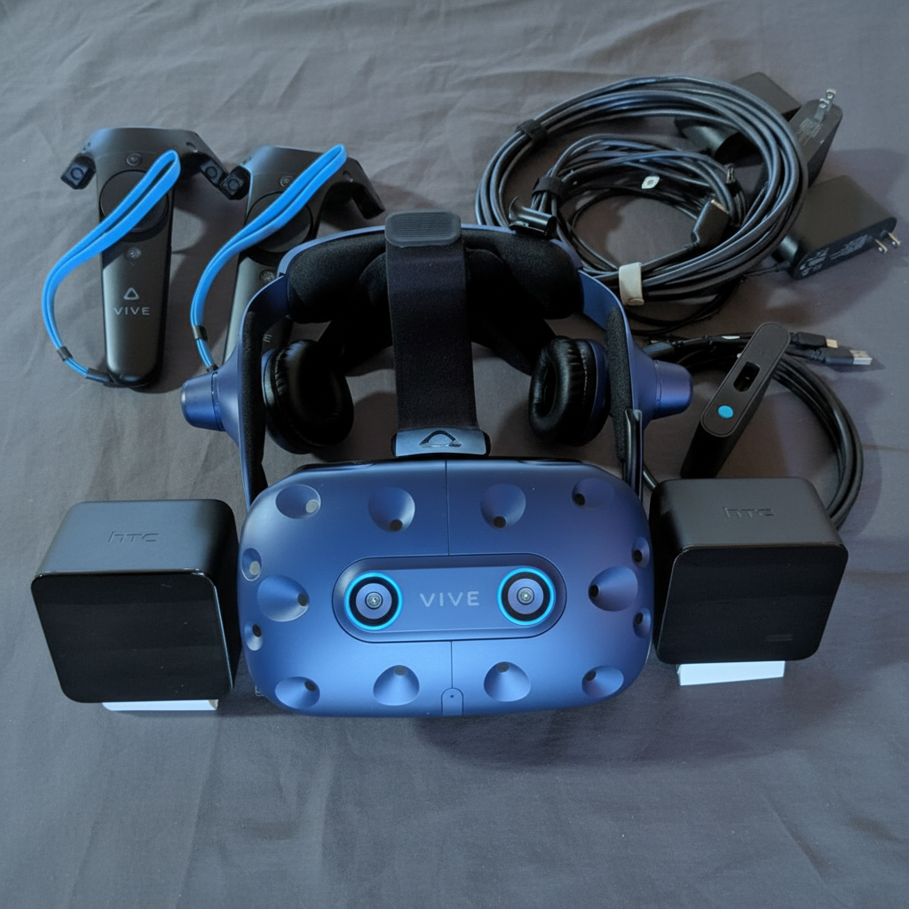 HTC Vive Pro Eye Full Kit - Eye Tracking - Works with VRChat and