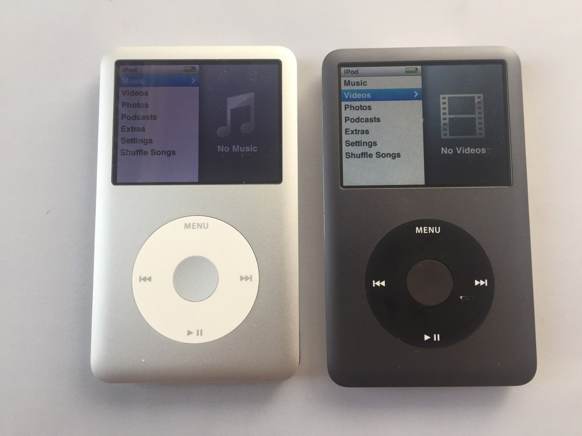 Apple Ipod Classic 7th Generation (w/Click-wheel) Black/Silver | eBay