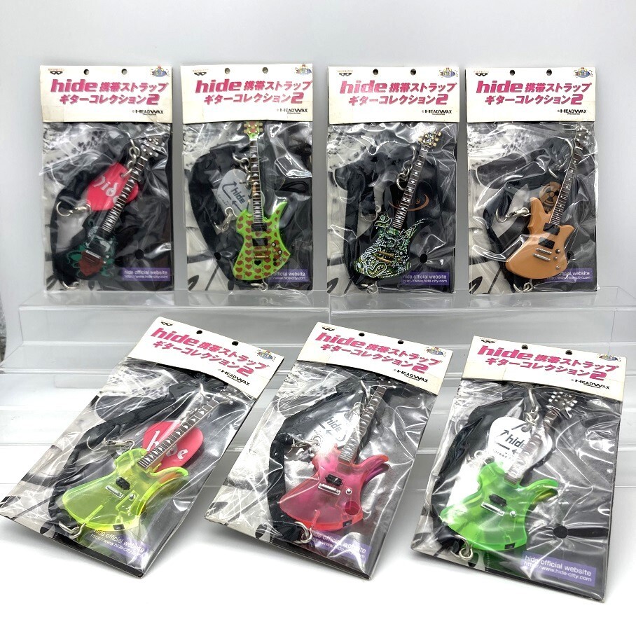 hide X JAPAN mobile strap guitar collection 2 complete set of 7