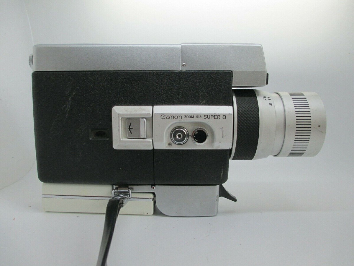 Canon Zoom 518 Super 8 Movie Video Film Camera Tested Working Film