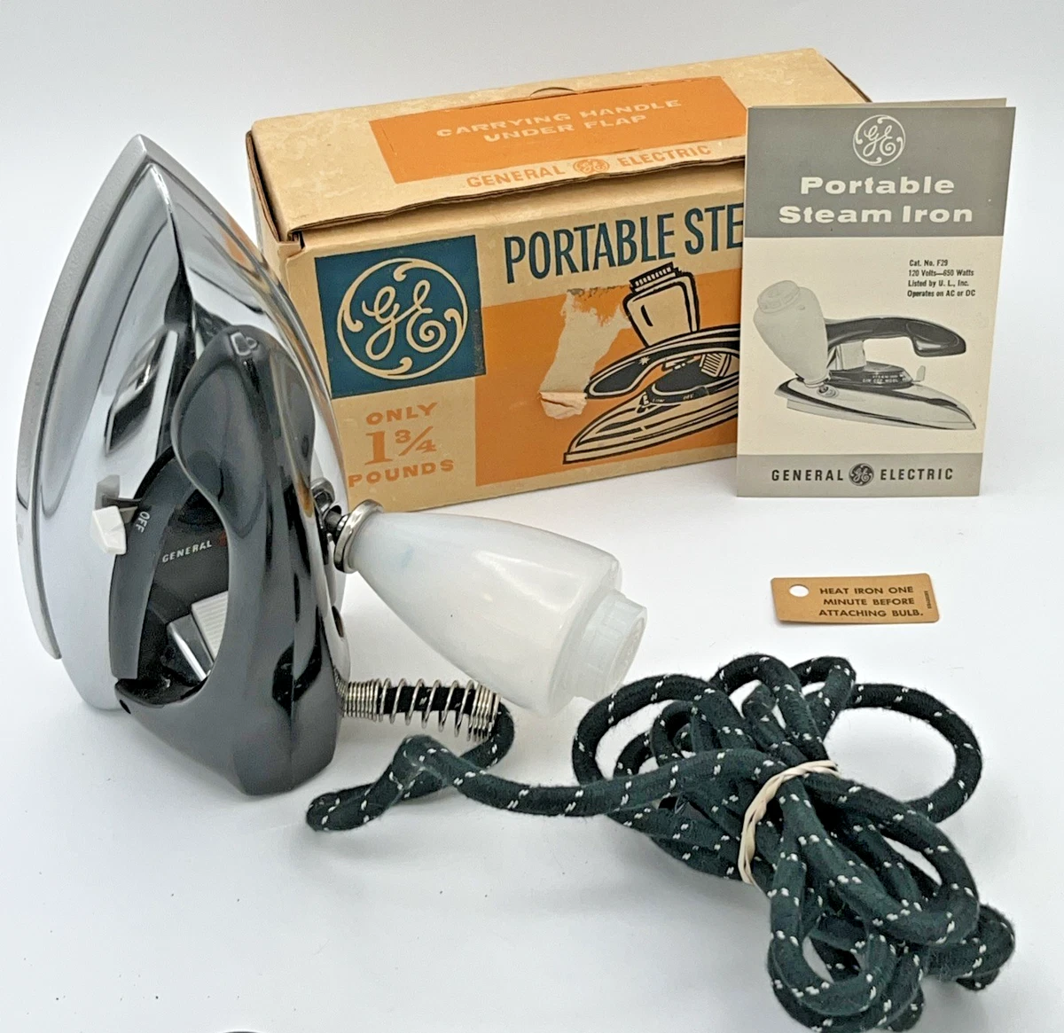 General Electric Steam Iron In Collectible Irons for sale | eBay