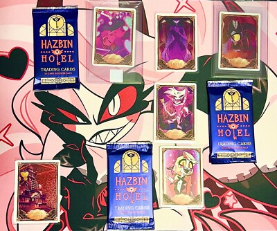 🎀 🎁 Foil Nonfoil Hazbin Hotel cards & booster packs 1st 2nd