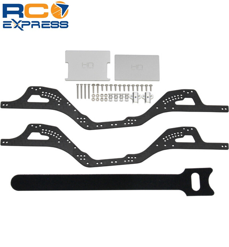Hot Racing Axial SCX24 LCG Graphite Angled Chassis Kit SXTF14GAC