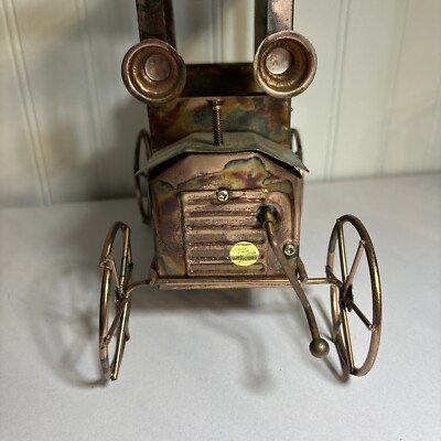 VTG Model T Ford Copper Metal Car Music Box “Happy Days Are Here