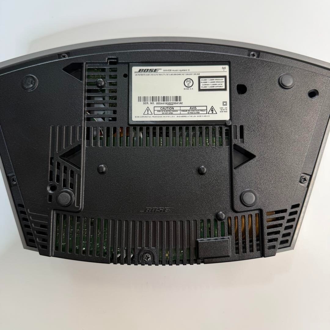 Bose Wave Music System III CD AM/FM Radio with Remote 100V Japan