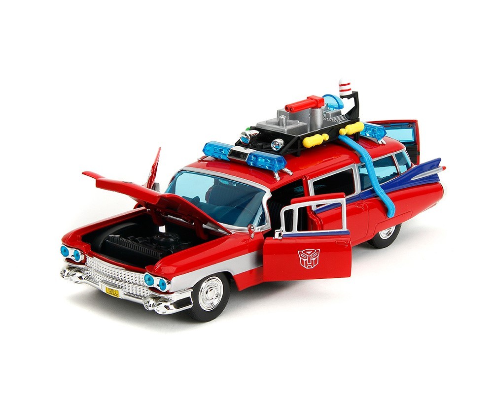 Jada 1:24 Ghostbusters x Transformers Ecto-1 1959 Cadillac