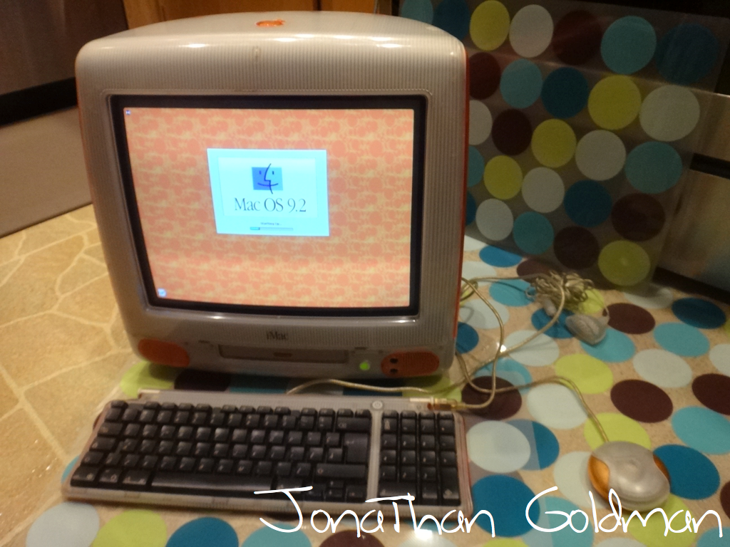 Apple iMac Tangerine Orange PowerPC G3 333Mhz 512MB RAM 120GB HD