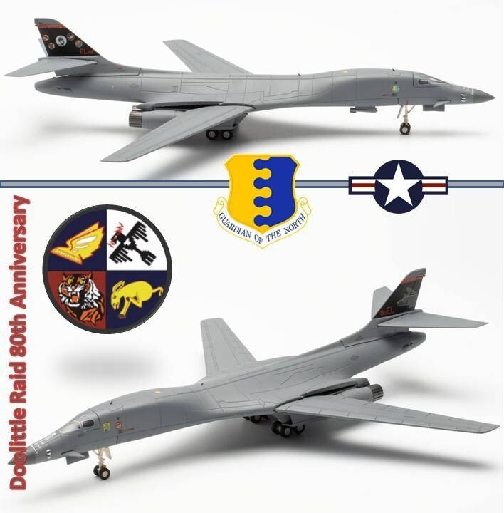 Herpa 1/200 HE572903 Rockwell B-1B Lancer USAF 28th BW Doolittle