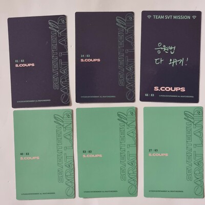 SEVENTEEN ] 2022 SEVENTEEN CARAT LAND OFFICIAL TRADING CARD - S