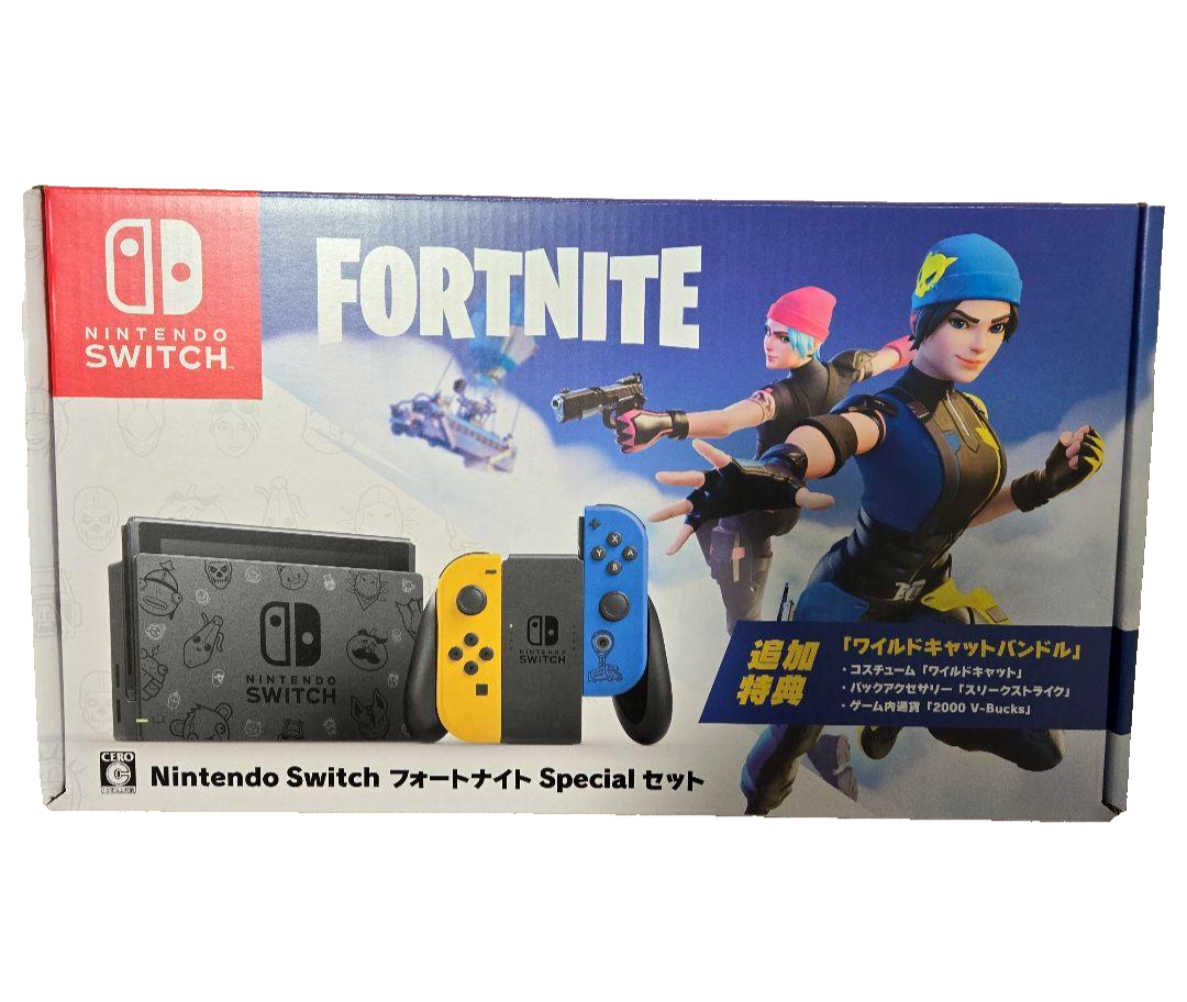 Nintendo Switch Fortnite Special Edition Wildcat Bundle Console