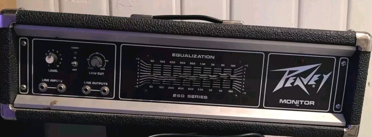 Peavey 260C 130w Monitor PA Amplifier Mixer EQ | eBay