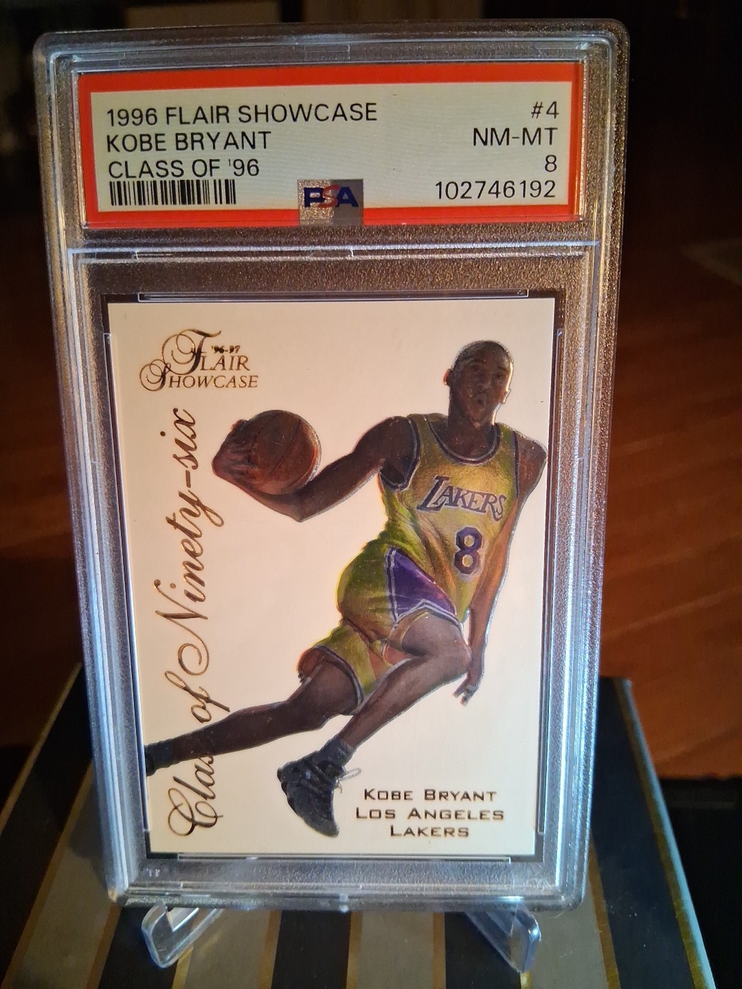 Kobe Bryant 1996 Flair Showcase #4 Class of '96 Price Guide