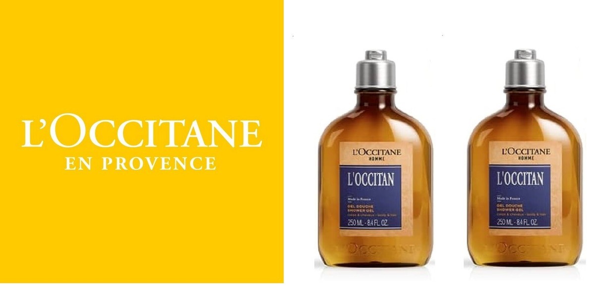 2 PC L'Occitane En Provence L'Occitan Men's Shower Gel 8.4 oz X 2