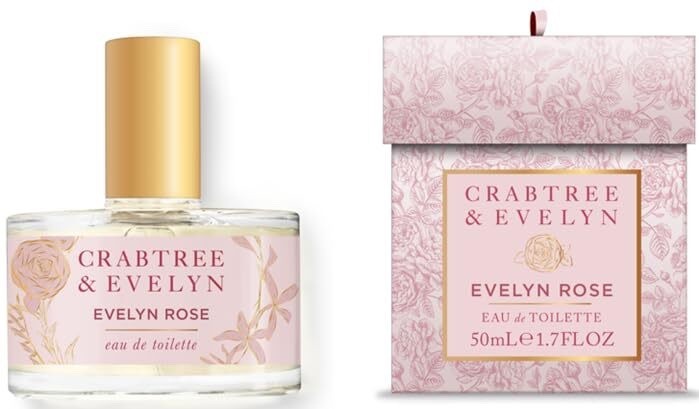 Crabtree & Evelyn EVELYN ROSE Eau De Toilette EDT 50ml 1.7 fl oz