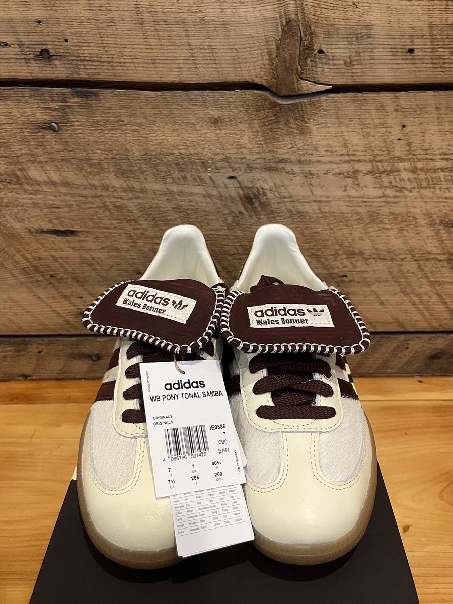 adidas x Wales Bonner Samba Pony Cream White Gum IE0586 Size US