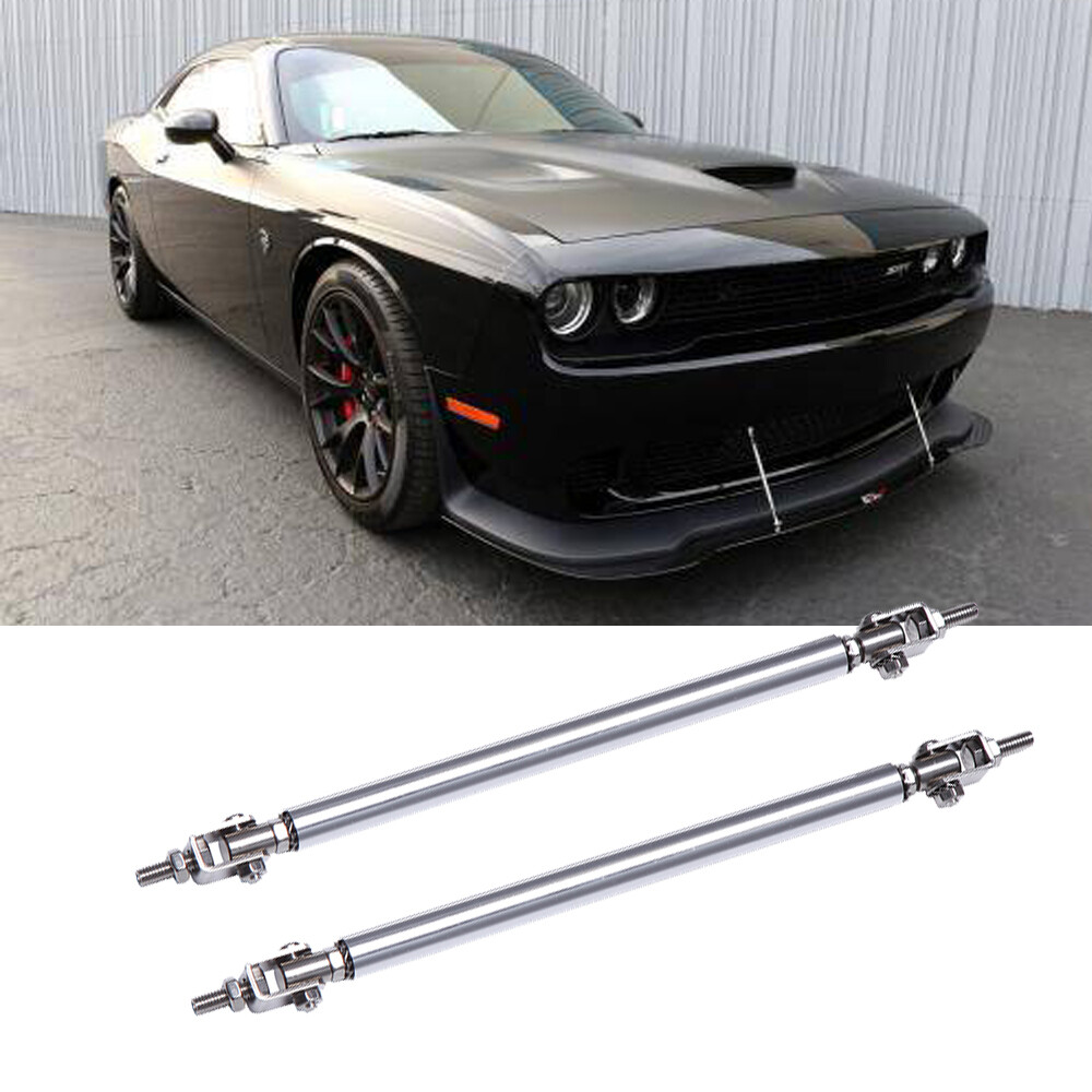Bumper Lip Splitter Strut Rod Tie Support Bars for Dodge