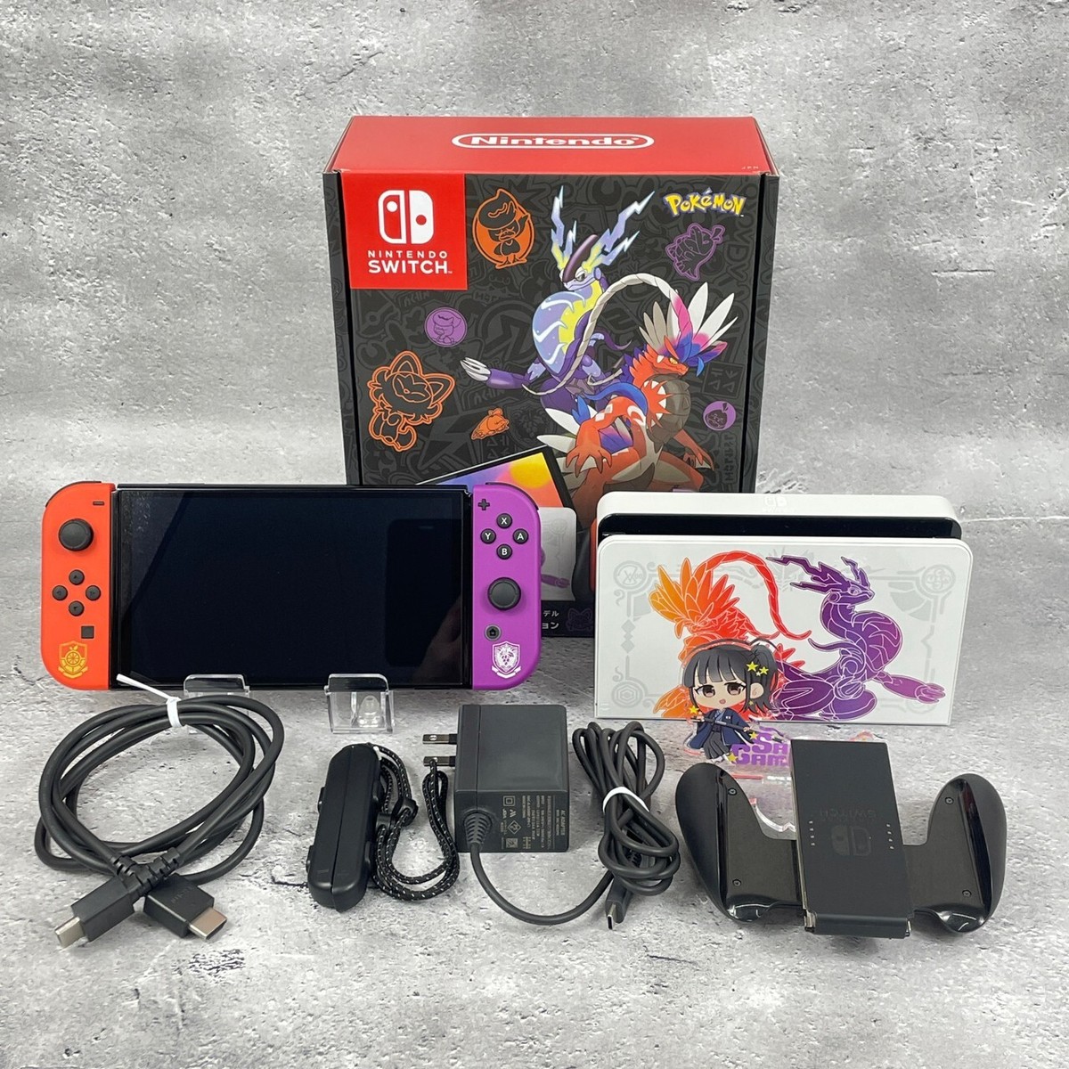 Nintendo Switch 64 GB OLED Console White Neon Red & Blue Zelda