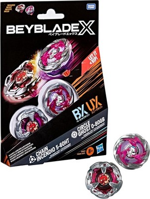 Beyblade X Chain Incendio 5-60HT & Circle Ghost 0-80GB Dual Pack