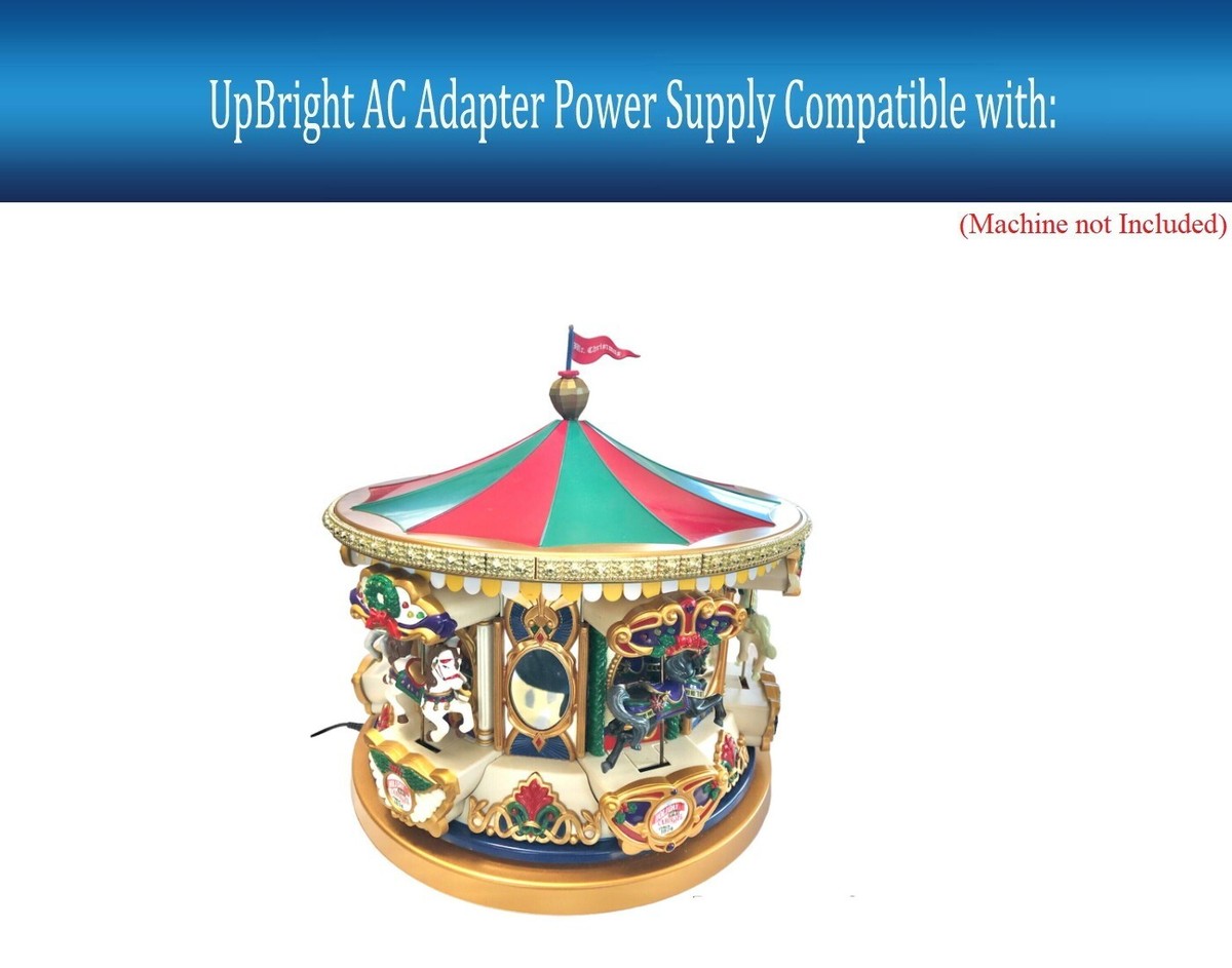 AC/AC Adapter For 1994 Mr. Christmas Model Holiday Merry-Go-Round