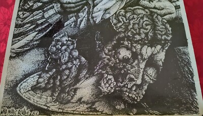 Misfits Vintage Mad Mark Rude Necros Skull Busters Poster Tim Maze