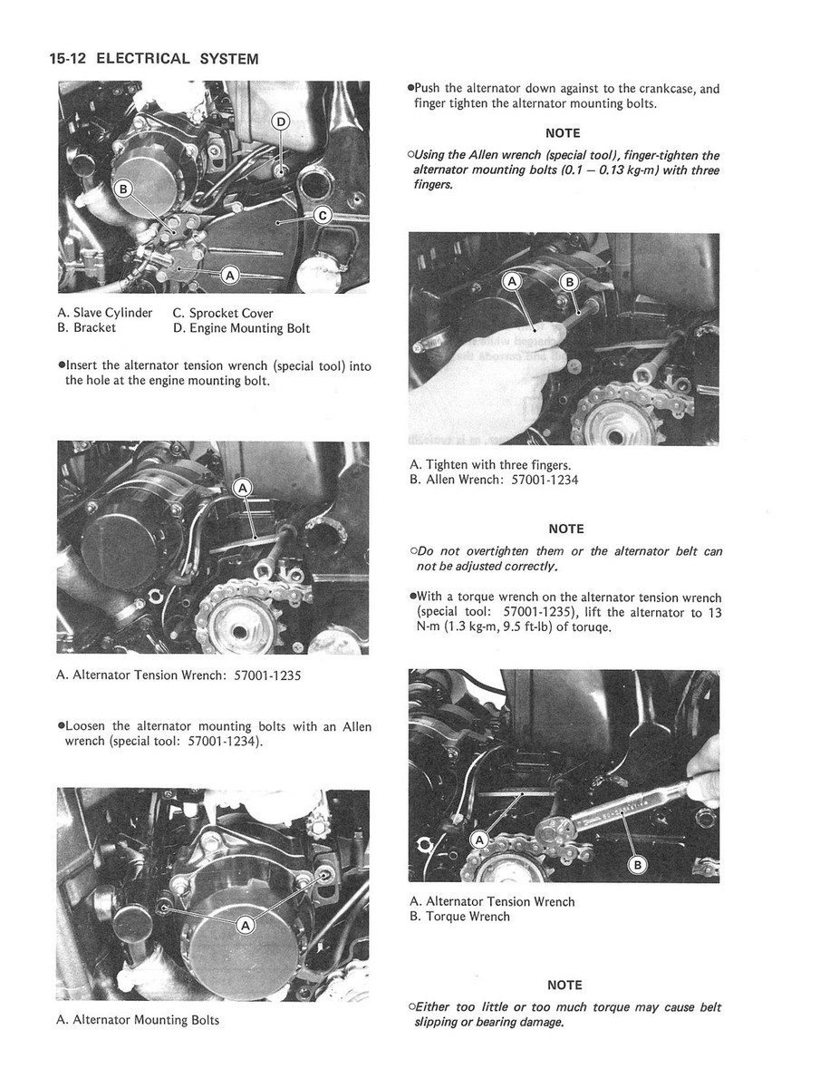 KAWASAKI Workshop Manual GPX750R GPX 750R ZX750-F Ninja 1987 1988