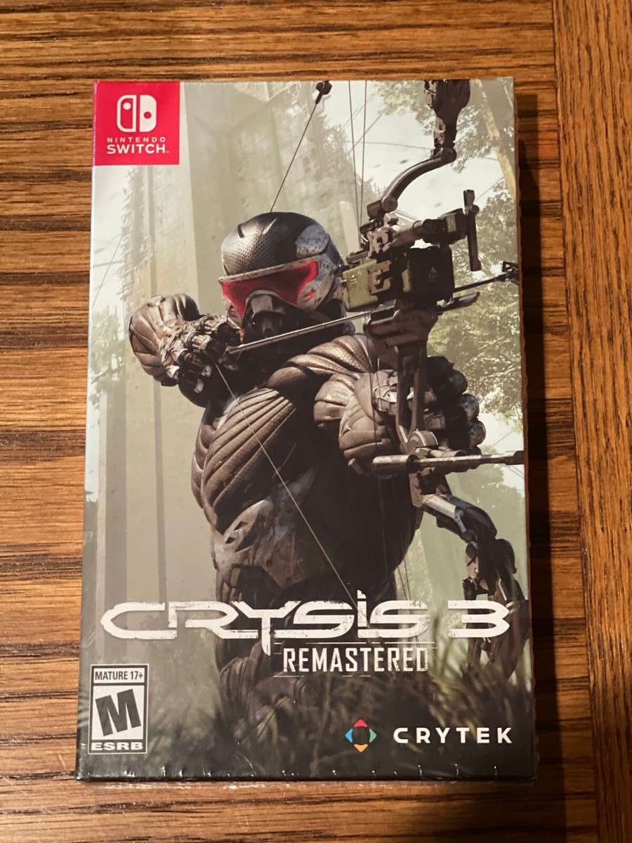 CRYSIS 3 REMASTERED DELUXE EDITION Nintendo Switch w/ Steelbook