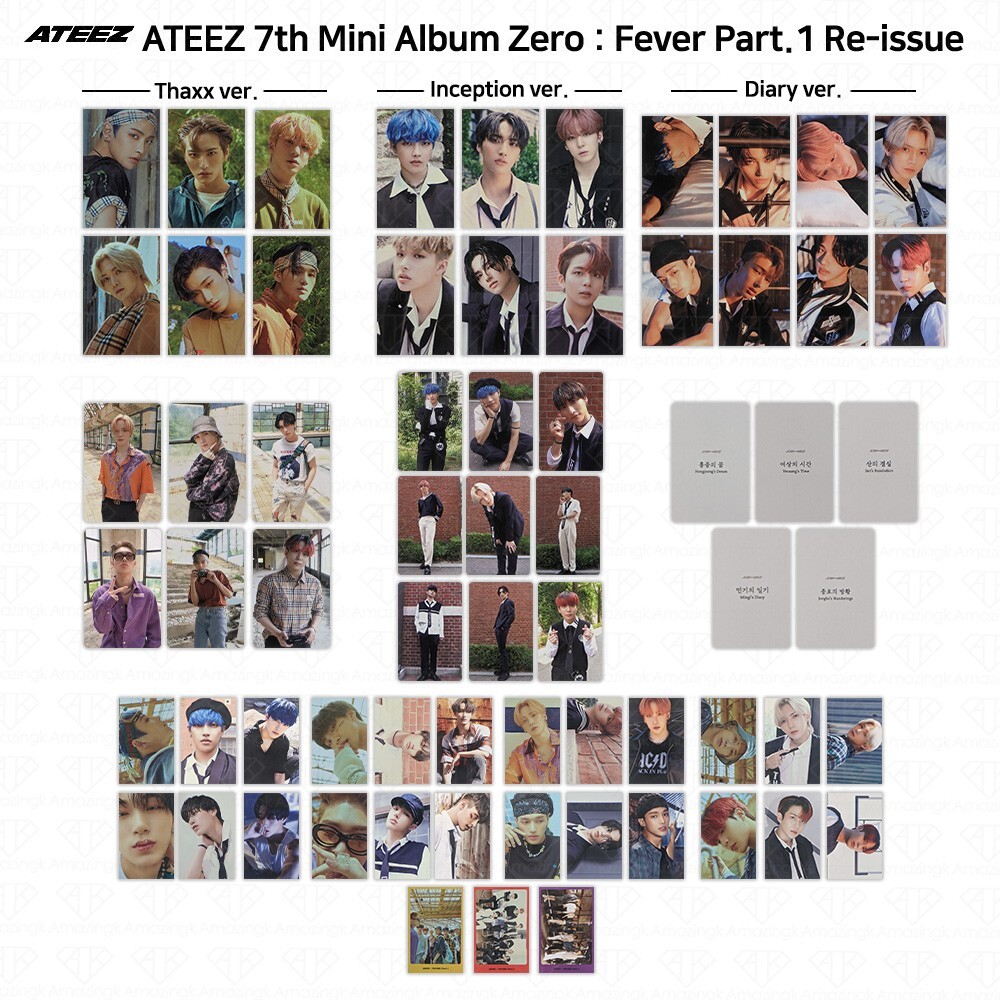 ATEEZ 7th Mini Album Zero : Fever Part.1 Re-Issue Official