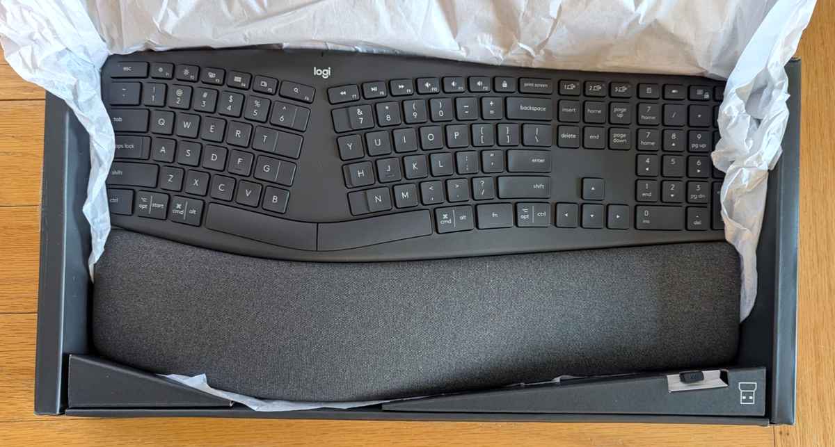 Logitech ERGO K860 Wireless Keyboard - Black for sale online | eBay