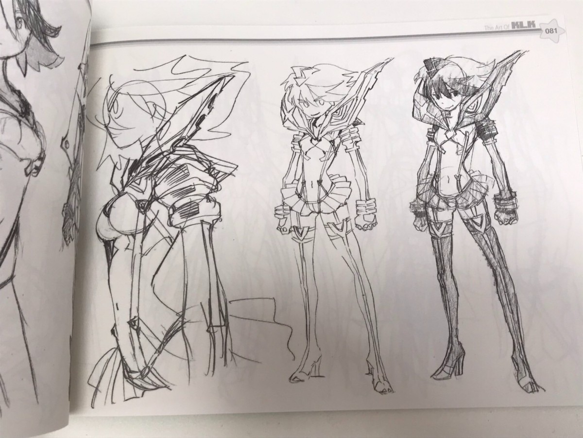 The Art Of KLK vol 1 to 3 set hiroyuki imaishi Kill La Kill book