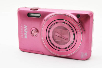 Junk Nikon COOLPIX S6900 Pink 16.2MP Compact Digital Camera no