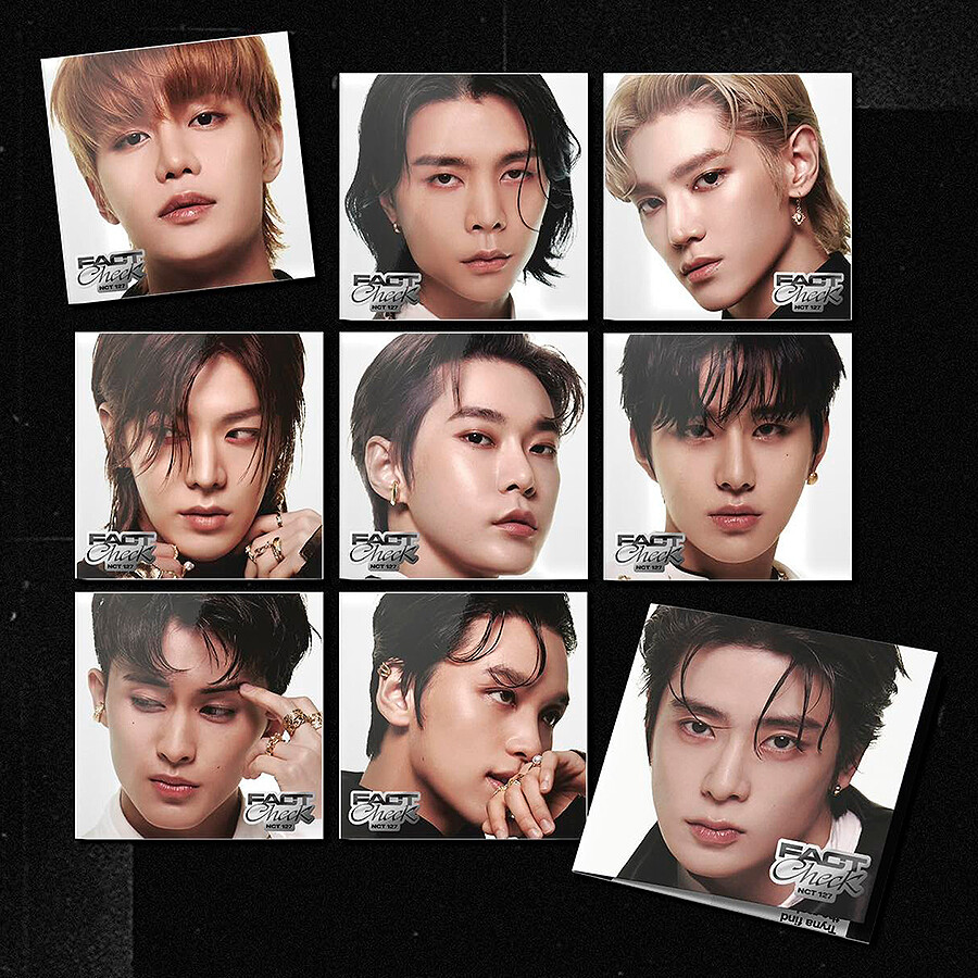 NCT 127 FACT CHECK 5th Album EXHIBIT Ver/CD+Poster+4 Post Card+