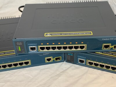 Cisco Catalyst 3560 Series PoE-8 WS-C3560-8PC-S V01,2,and 3 | eBay